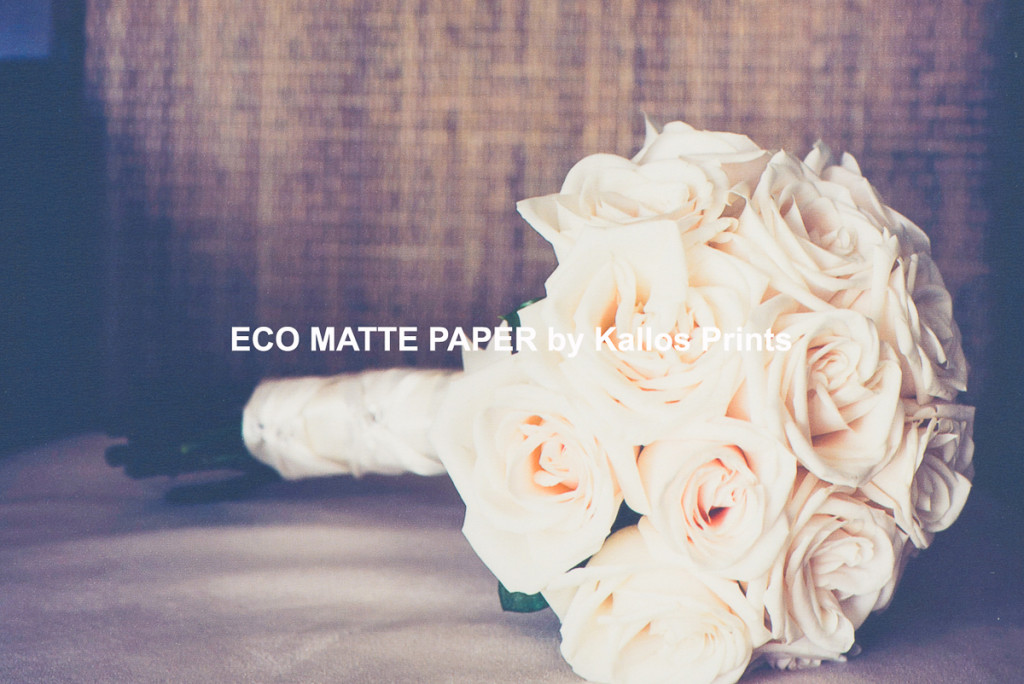 eco matte photo paper by kallos prints, a photo of a wedding bouqet
