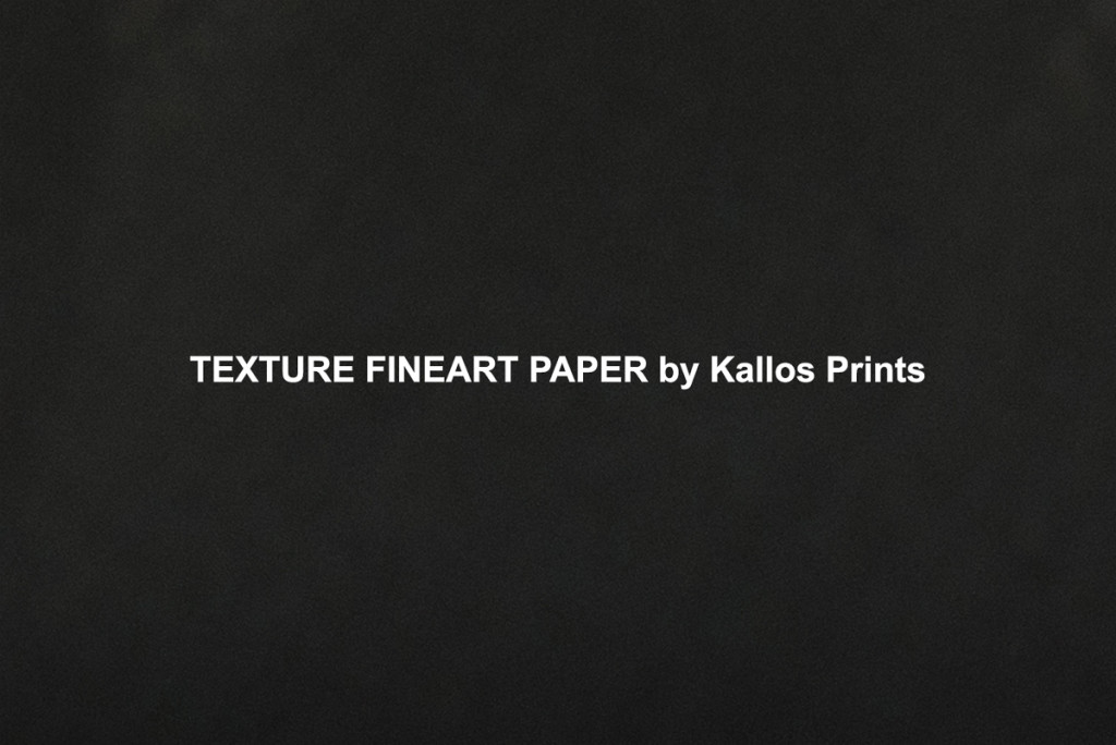Texture Fine art Paper on Black by Kallos Studio printed on black to show texture