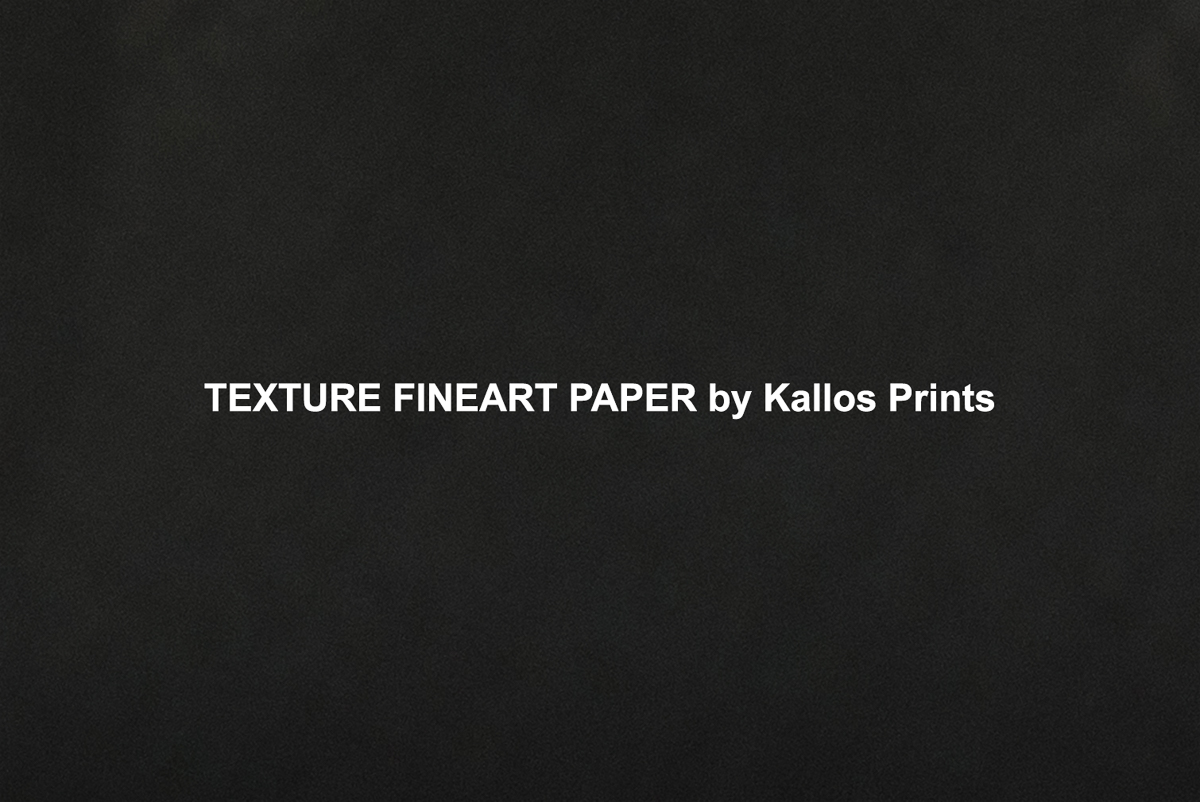 Texture Fine art Paper on Black by Kallos Studio printed on black to show texture